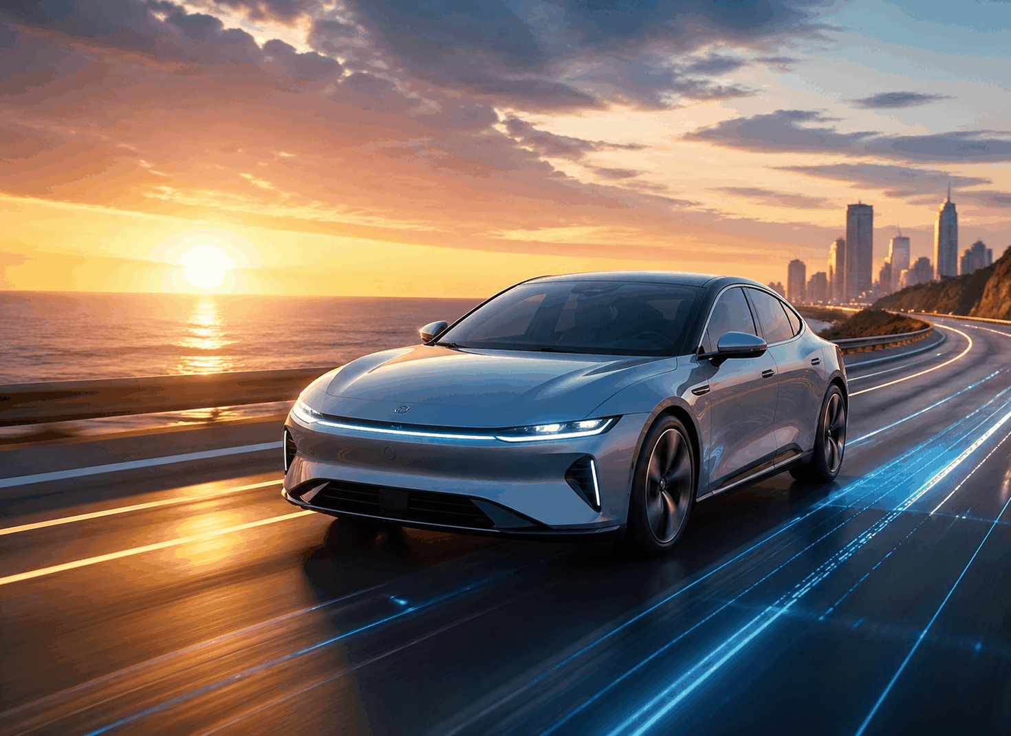 EV charging on the road with portable energy storage